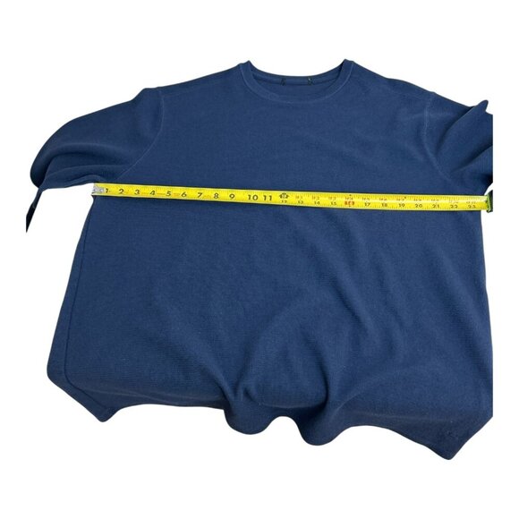 Banana Republic Men's Navy Pullover Crewneck Sweater Size XL Preppy - Picture 6 of 8